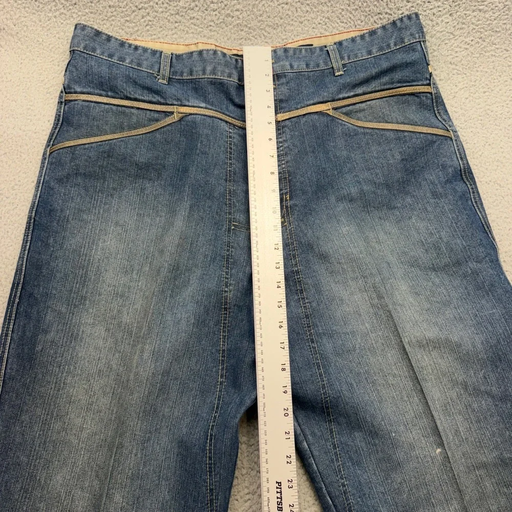 Marithe Francois Girbaud 6445 Mens 40 Vintage Y2K Straight Leg Denim Blue Jeans